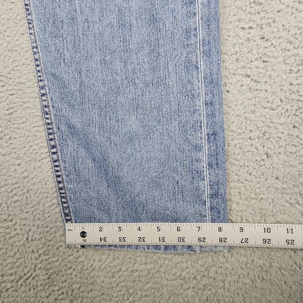 Levi's 505 Men's Straight Leg Regular Fit Jeans Light Wash W36 L30 90s Skater‎